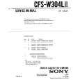 SONY CFSW304LII Service Manual