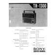 SONY TR-1300 Service Manual