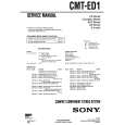SONY CMT-ED1 Owners Manual
