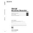 SONY MDXC800REC Owners Manual