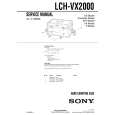 SONY LCHVX2000 Service Manual