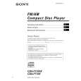 SONY CDX-F7700 Owners Manual