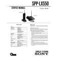 SONY SPPLX550 Service Manual
