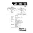 SONY CCP-1400 Service Manual