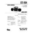 SONY CFS-904 Service Manual