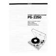 SONY PS-2250 Owners Manual