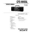 SONY CFS-W455L Service Manual