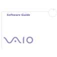 SONY PCG-FR285E VAIO Software Manual