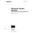 SONY ZS-D50 Owners Manual
