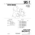 SONY SRS7 Service Manual