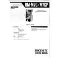 SONY RM-M7G Service Manual