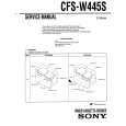 SONY CFS-W445S Service Manual