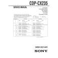 SONY CDPCX235 Service Manual