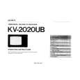 SONY KV-2020UB Owners Manual