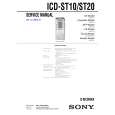 SONY ICDST10 Service Manual