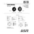 SONY XS33 Service Manual