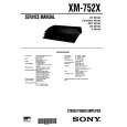 SONY XM752X Service Manual