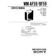 SONY WMBF59 Service Manual