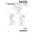 SONY PLMS700 Owners Manual