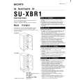 SONY SUXBR1 Owners Manual