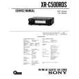 SONY XRC500RDS Service Manual
