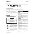 SONY TAN611 Owners Manual