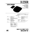 SONY D-225CR Service Manual