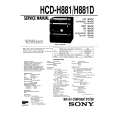 SONY HCDH881/D Service Manual