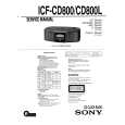 SONY ICFCD800/L Service Manual