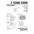 SONY FV3000 Service Manual