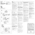 SONY WM-FS221 Owners Manual