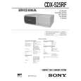 SONY CDX-525RF Owners Manual