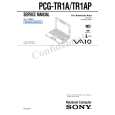 SONY PCGTR1A Service Manual