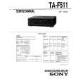 SONY TA-F511 Service Manual
