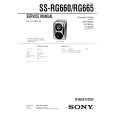 SONY SS-RG665 Service Manual