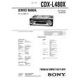 SONY CDXL480X Service Manual