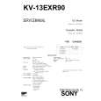 SONY KV13EXR90 Service Manual