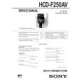 SONY HCDF250AV Service Manual