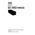 SONY BC1WDCE Service Manual
