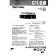 SONY CFSD10 Service Manual