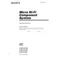 SONY CMT-E301 Owners Manual