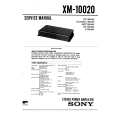 SONY XM10020 Service Manual