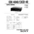 SONY EXCD40 Service Manual