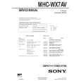 SONY MHCWX7AV Service Manual