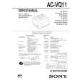SONY AC-VQ11 Service Manual