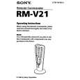 SONY RMV21 Owners Manual