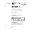 SONY XR-4147 Owners Manual