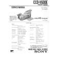 SONY CCDV600E Service Manual