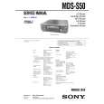 SONY MDSS50 Service Manual
