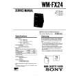 SONY WM-FX24 Service Manual
